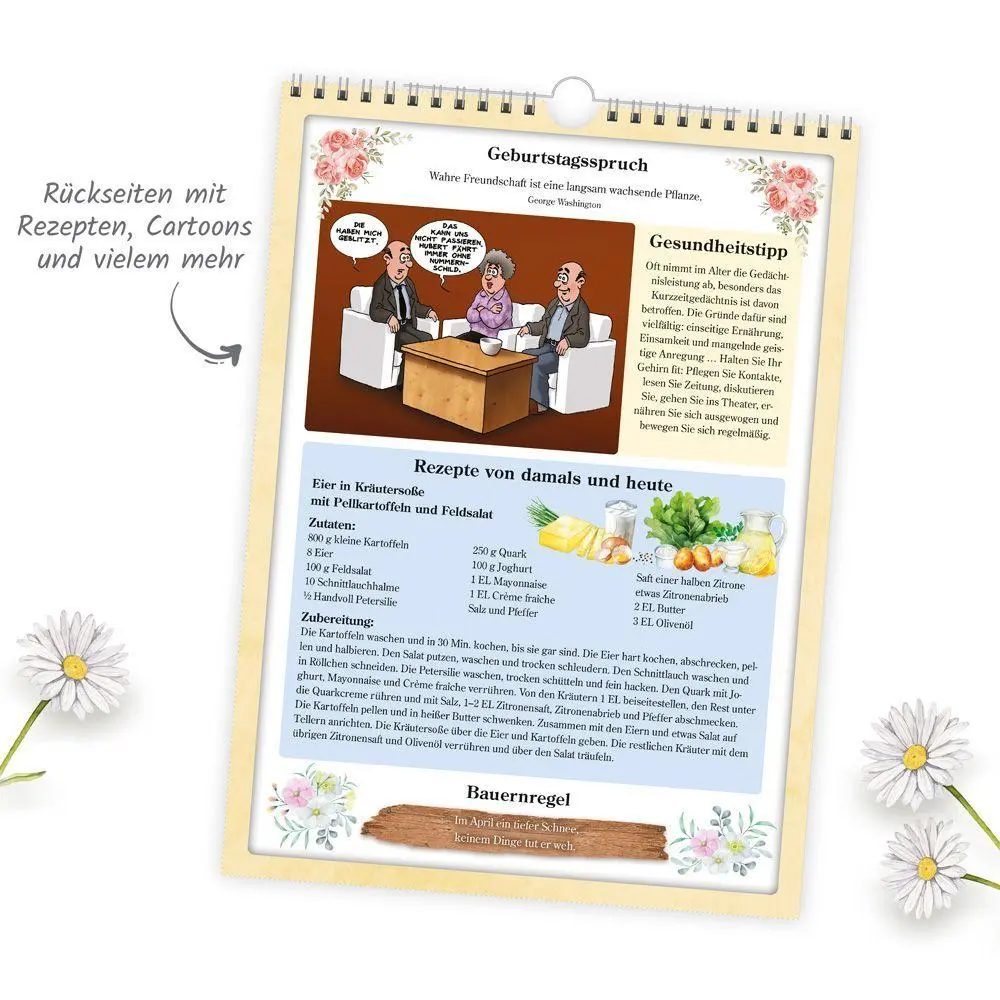 Bild: 9783988026378 | TRÖTSCH - Classickalender Rentnerkalender 2027 | Wandkalender | KG