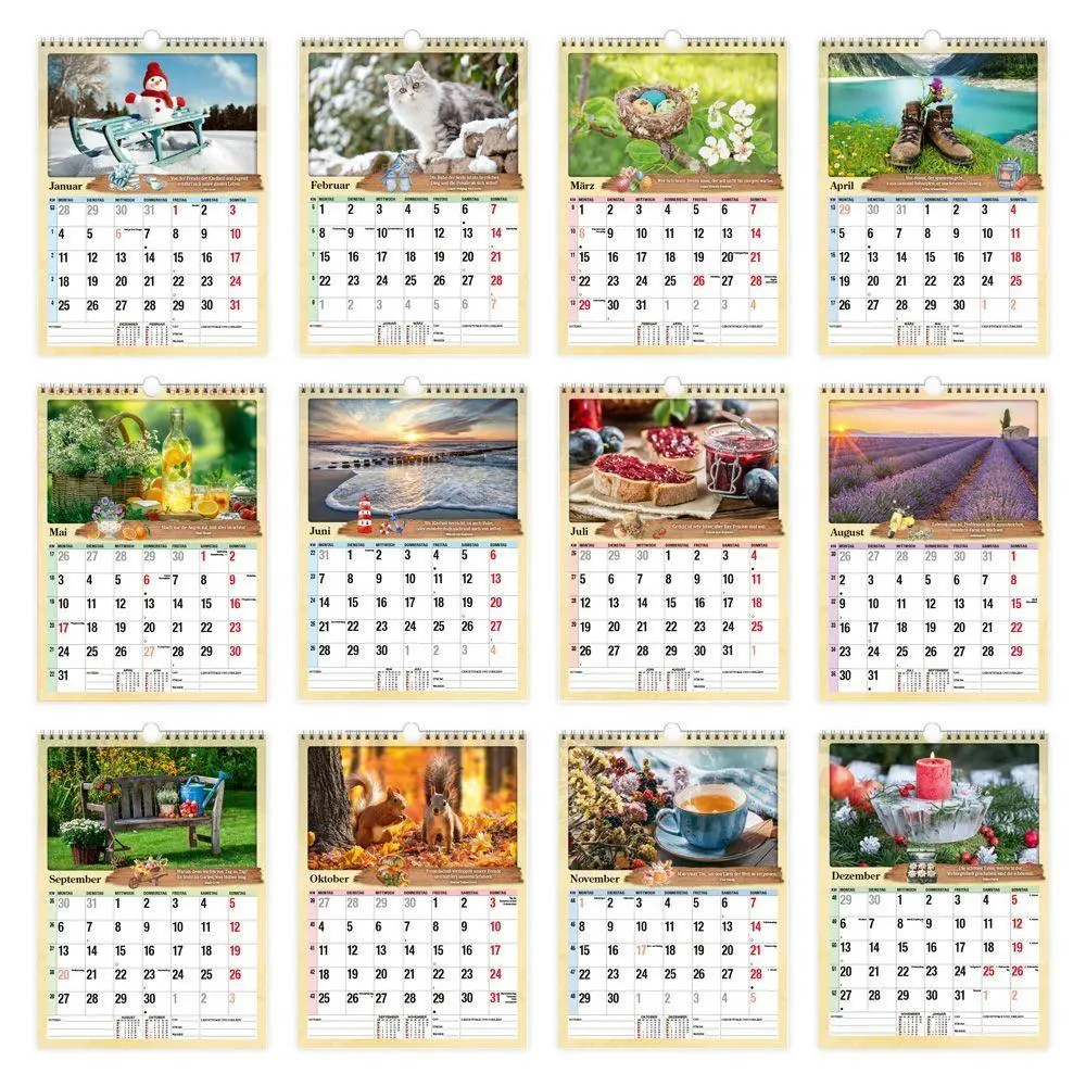 Bild: 9783988026378 | TRÖTSCH - Classickalender Rentnerkalender 2027 | Wandkalender | KG