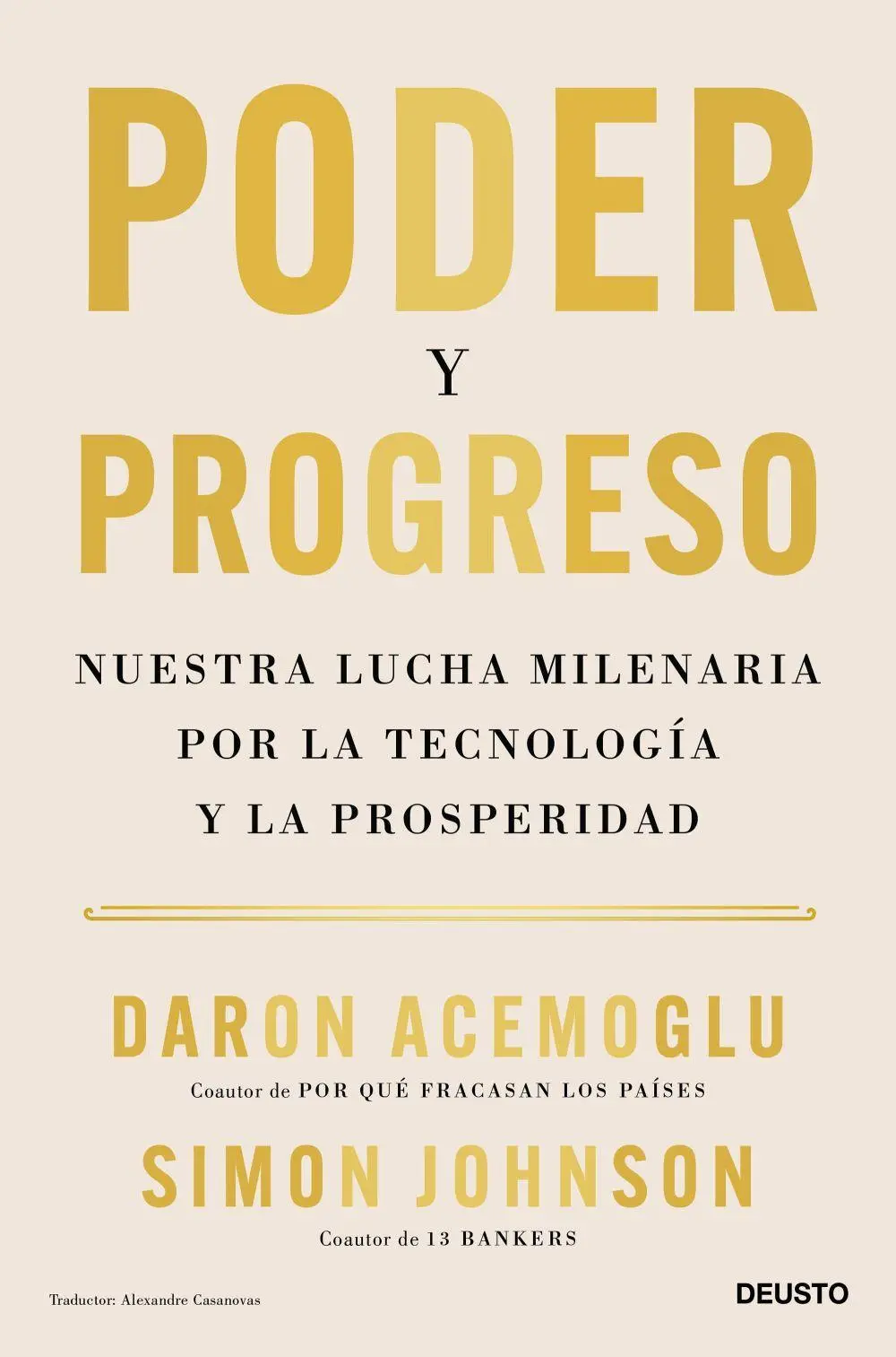 Cover: 9788423436378 | Poder y progreso | Taschenbuch | Spanisch | Deusto | EAN 9788423436378
