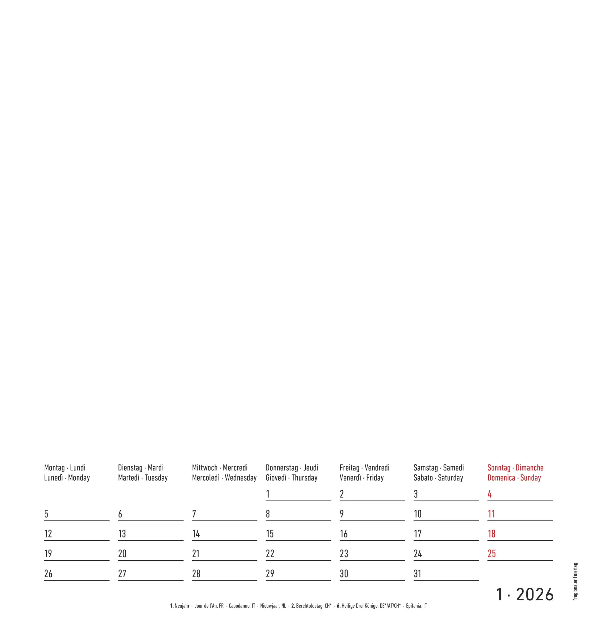 Bild: 4069095006478 | Kreativ-Kalender M - 2 in 1: schwarz und weiss 2026 - 21x22 cm -...