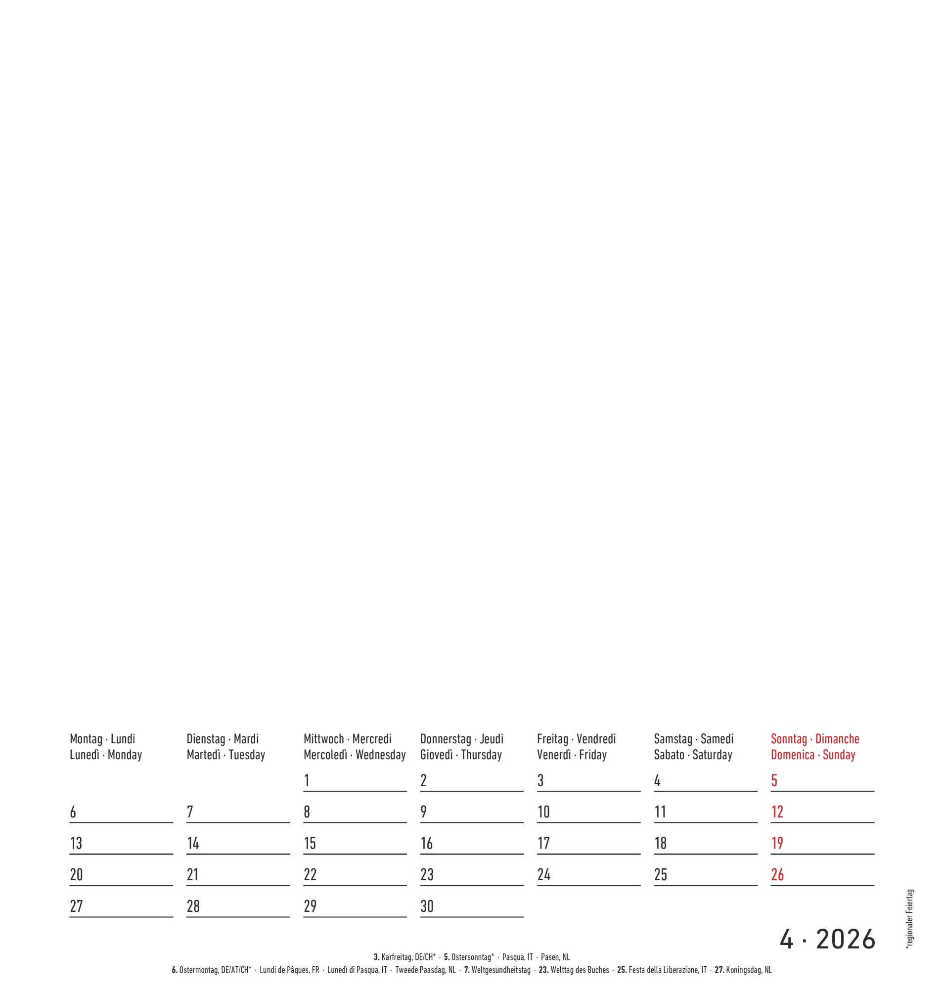 Bild: 4069095006478 | Kreativ-Kalender M - 2 in 1: schwarz und weiss 2026 - 21x22 cm -...