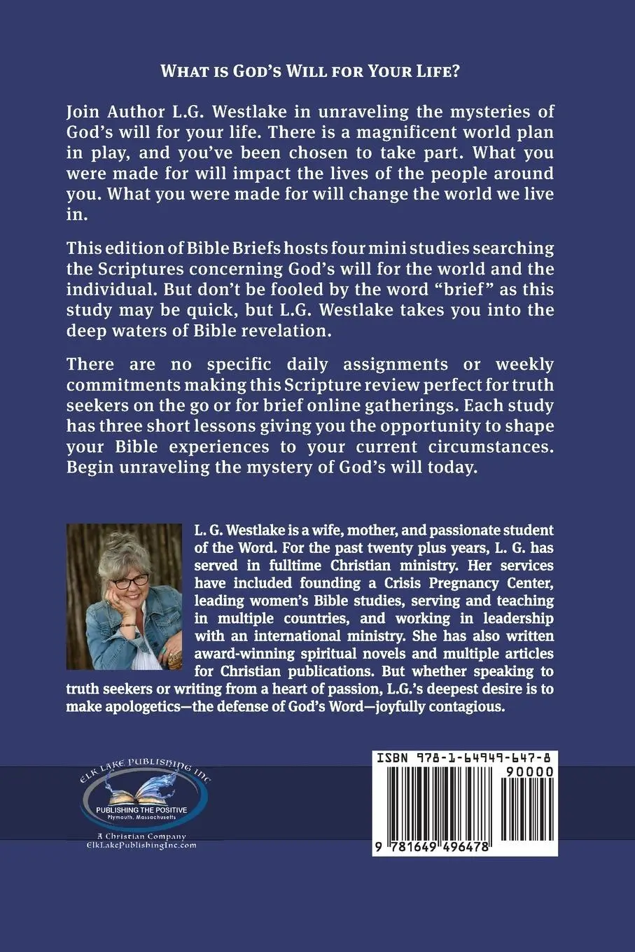 Rückseite: 9781649496478 | Bible Briefs-God's Will | Unraveling the Mystery | L. G. Westlake