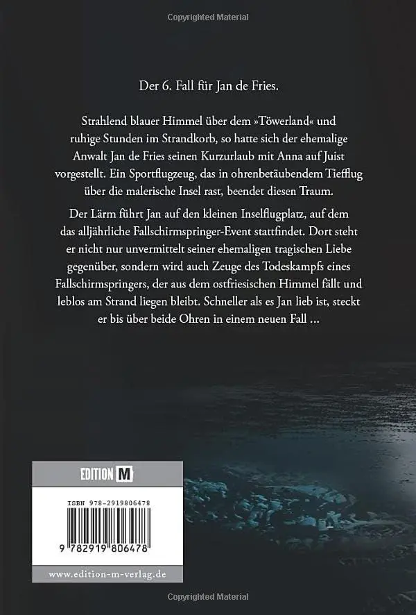 Rückseite: 9782919806478 | FreiFall für Juist | Dirk Trost | Taschenbuch | 400 S. | Deutsch
