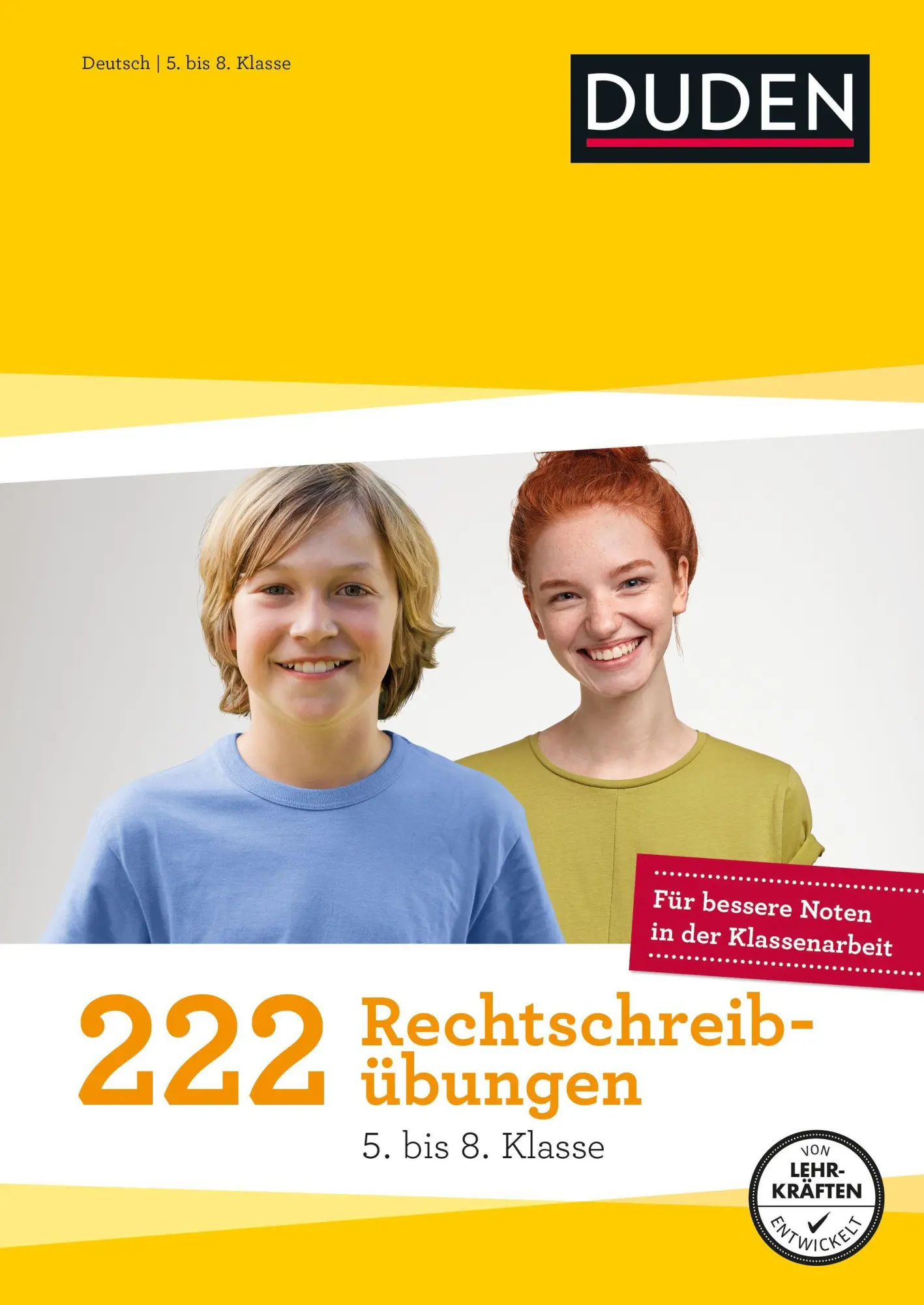 Cover: 9783411736478 | 222 Rechtschreibübungen - 5. bis 8. Klasse | Regeln und Texte zum Üben