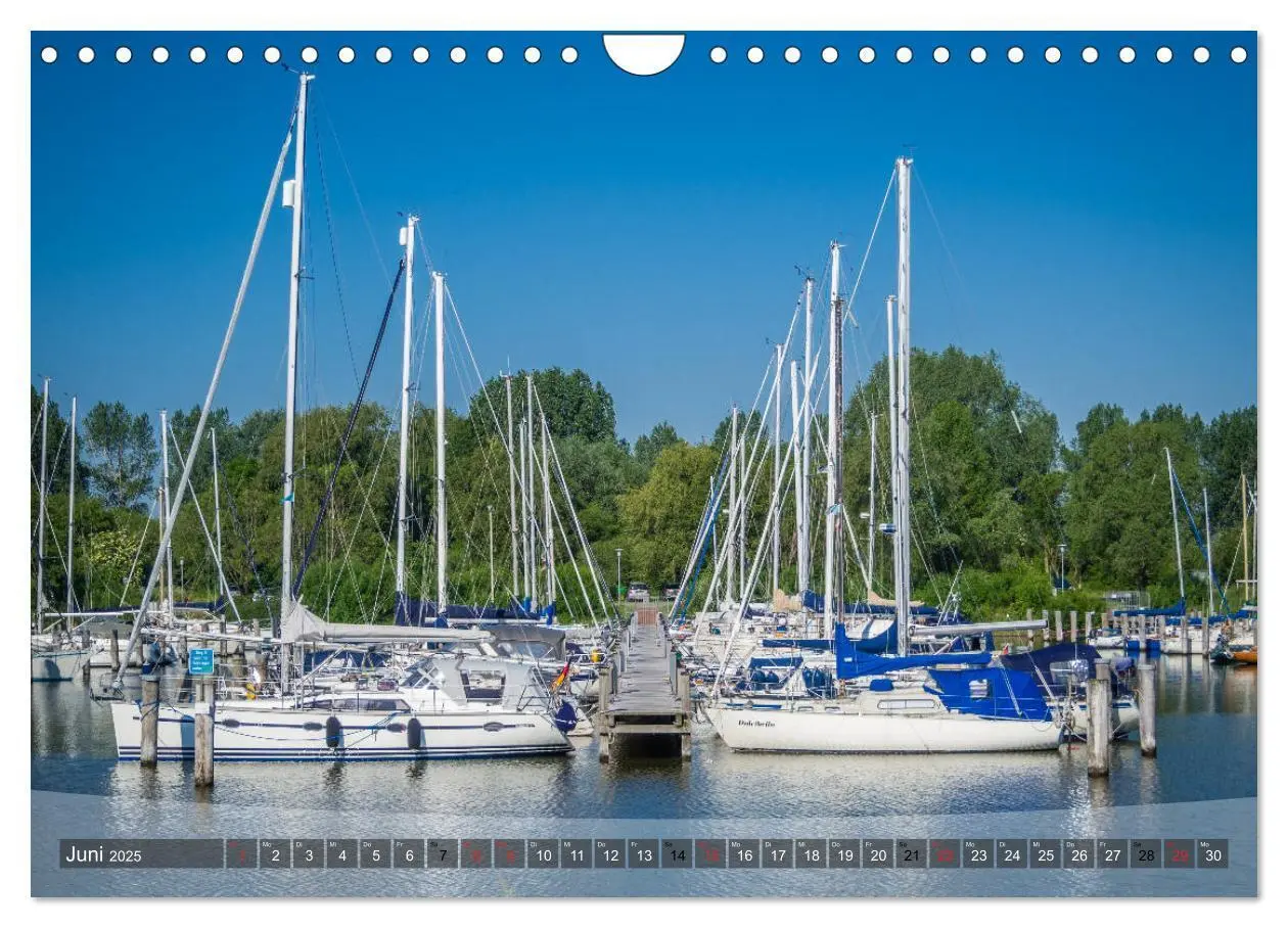 Bild: 9783435426478 | Hooksiel im Friesland (Wandkalender 2025 DIN A4 quer), CALVENDO...