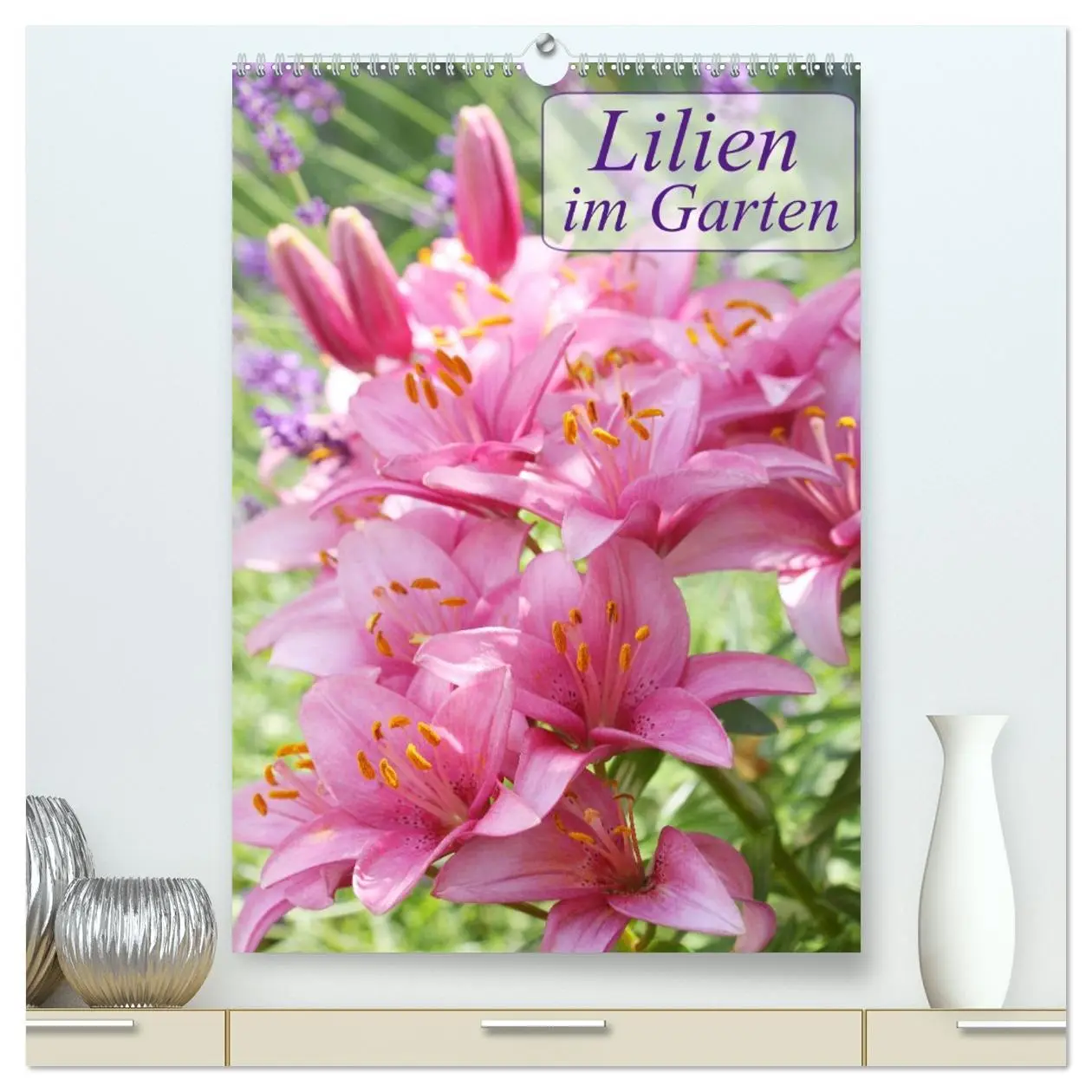 Cover: 9783516396478 | Lilien im Garten (hochwertiger Premium Wandkalender 2026 DIN A2...