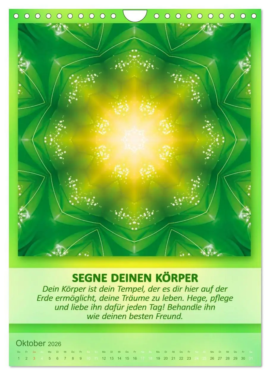 Bild: 9783516466478 | Light Energy Mandalas - Kalender - Vol. 2 (Wandkalender 2026 DIN A4...