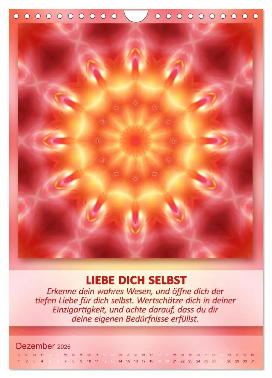 Bild: 9783516466478 | Light Energy Mandalas - Kalender - Vol. 2 (Wandkalender 2026 DIN A4...
