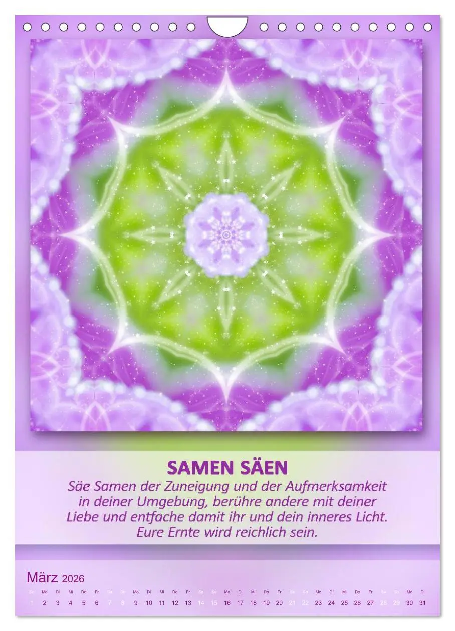 Bild: 9783516466478 | Light Energy Mandalas - Kalender - Vol. 2 (Wandkalender 2026 DIN A4...