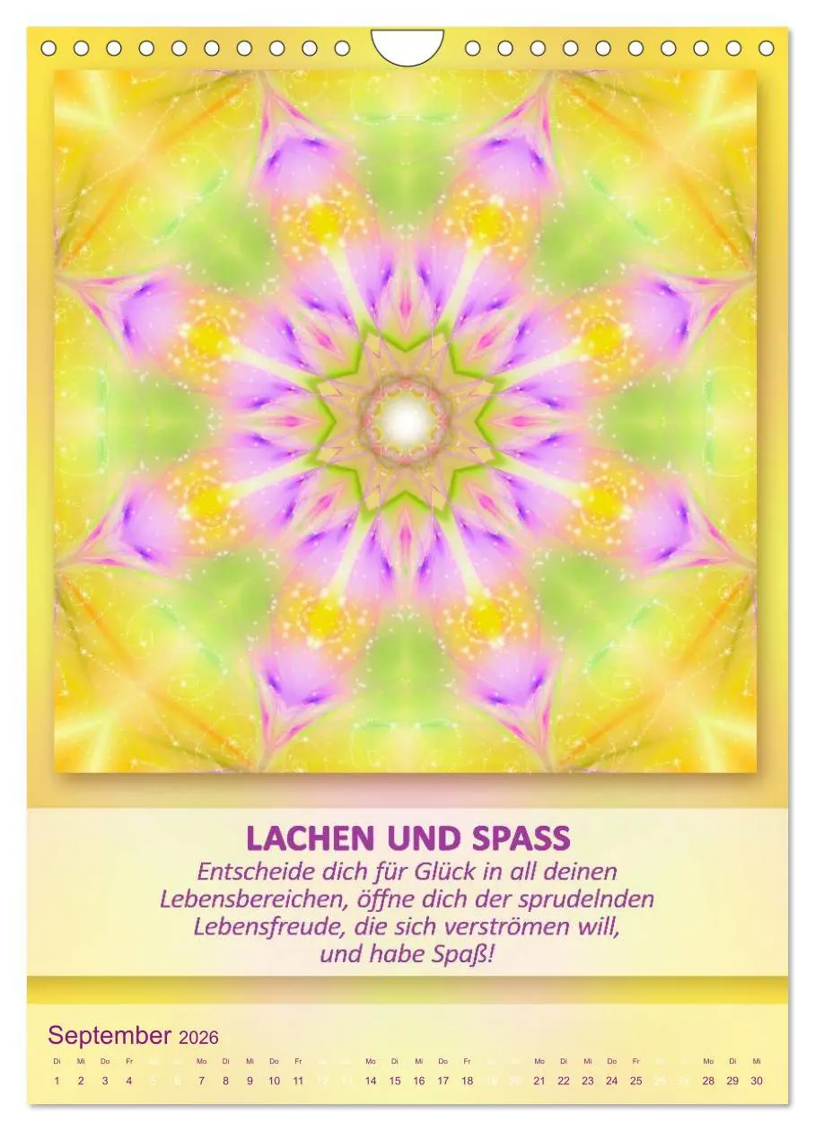 Bild: 9783516466478 | Light Energy Mandalas - Kalender - Vol. 2 (Wandkalender 2026 DIN A4...