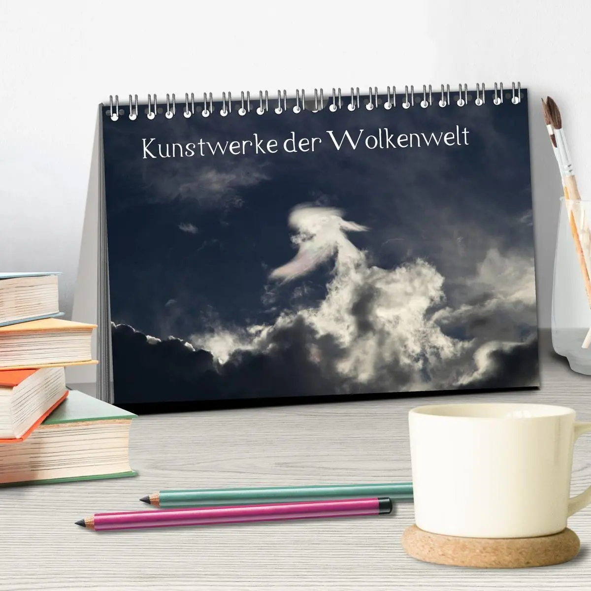 Bild: 9783594206478 | Wolken-Kunstwerke (Tischkalender 2027 DIN A5 quer), CALVENDO...