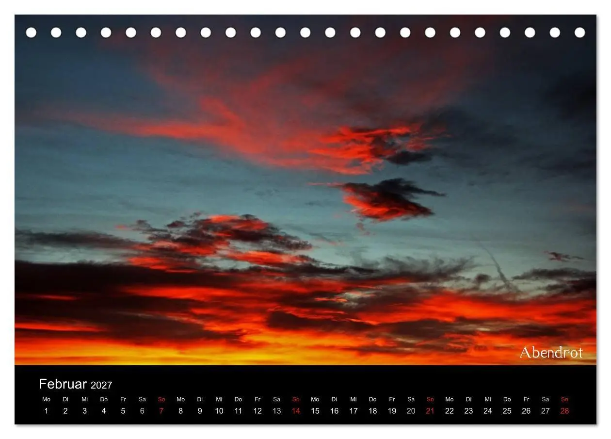 Bild: 9783594206478 | Wolken-Kunstwerke (Tischkalender 2027 DIN A5 quer), CALVENDO...