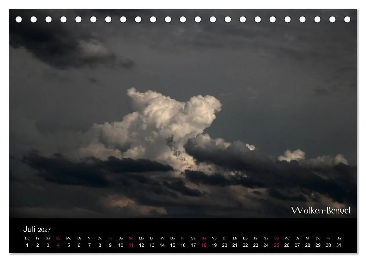 Bild: 9783594206478 | Wolken-Kunstwerke (Tischkalender 2027 DIN A5 quer), CALVENDO...