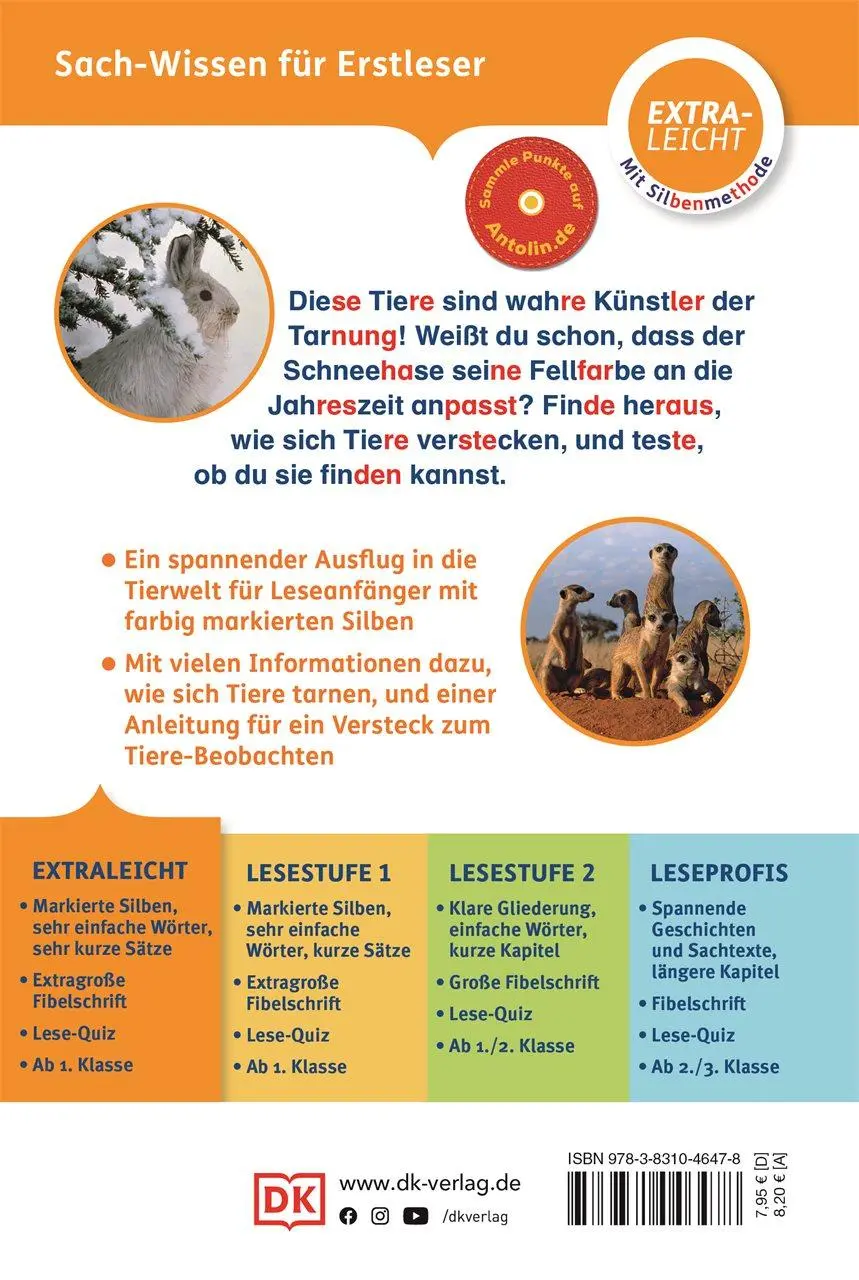 Rückseite: 9783831046478 | SUPERLESER! Tiere, top getarnt | Penny Smith | Buch | SUPERLESER!
