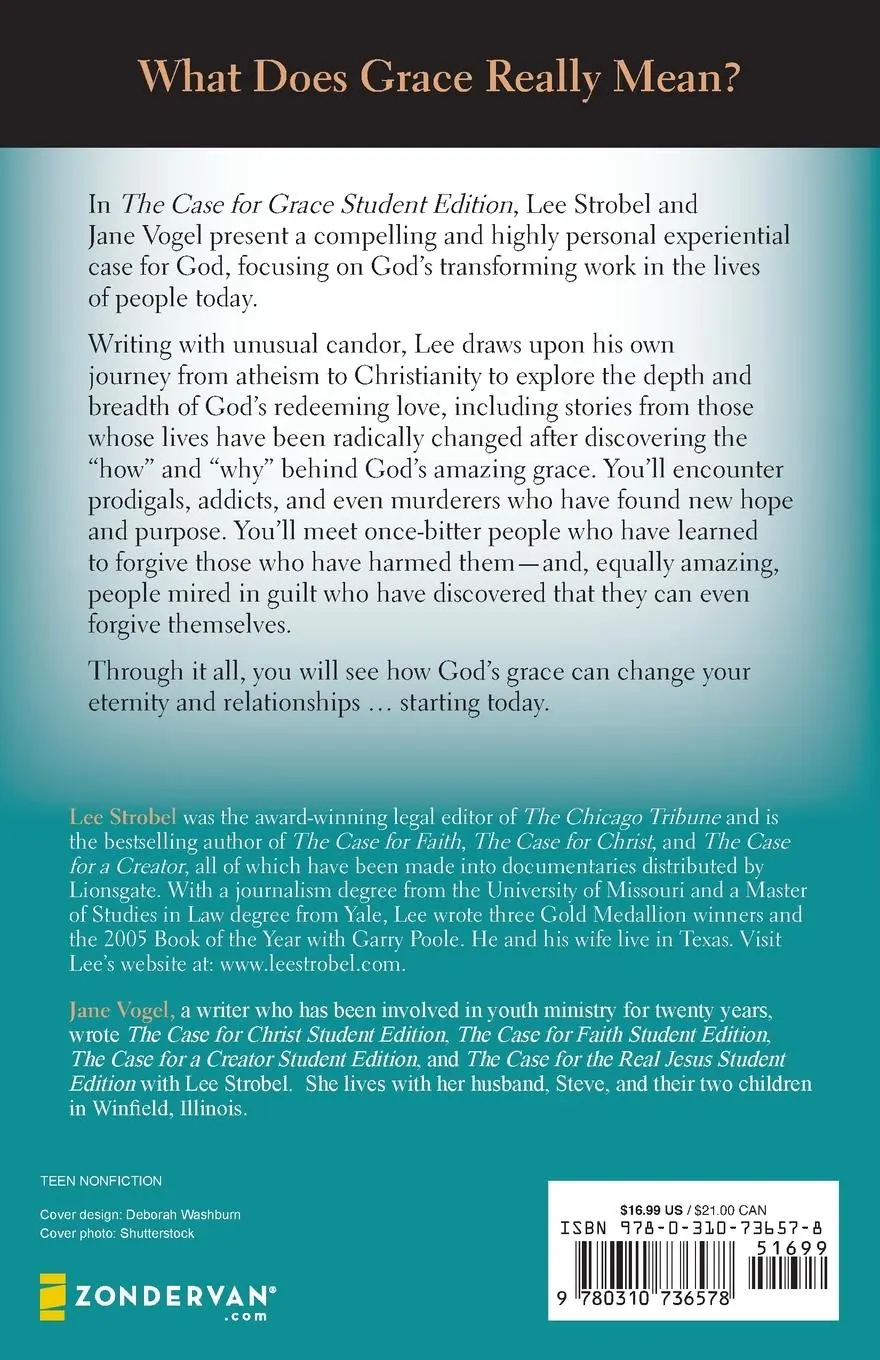 Rückseite: 9780310736578 | The Case for Grace Student Edition | Lee Strobel | Taschenbuch | 2015