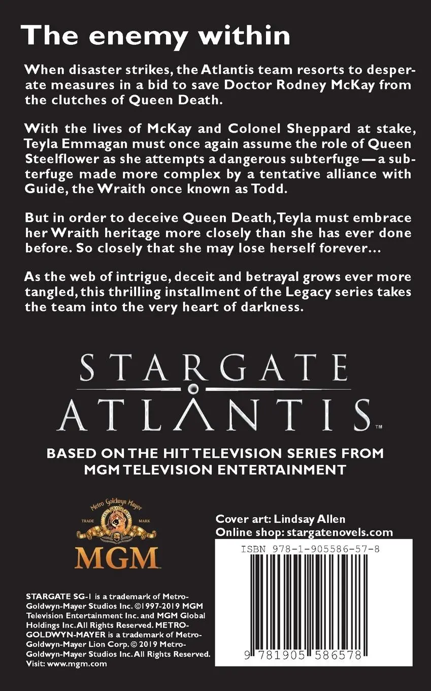 Rückseite: 9781905586578 | STARGATE ATLANTIS The Furies (Legacy book 4) | Jo Graham | Taschenbuch
