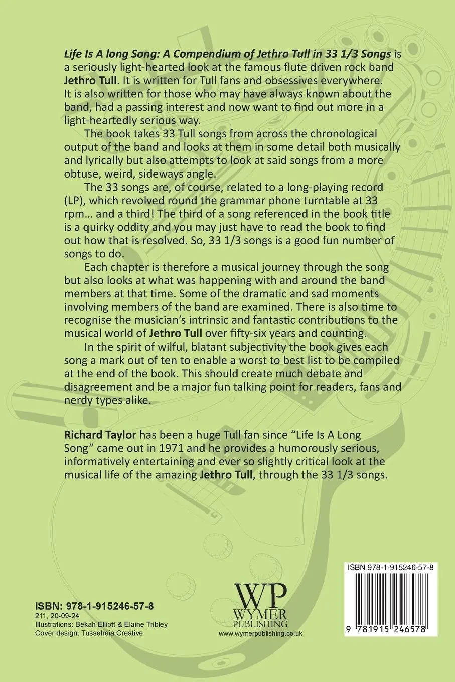Rückseite: 9781915246578 | Life Is A Long Song | A Compendium of Jethro Tull in 33 1/3 Songs