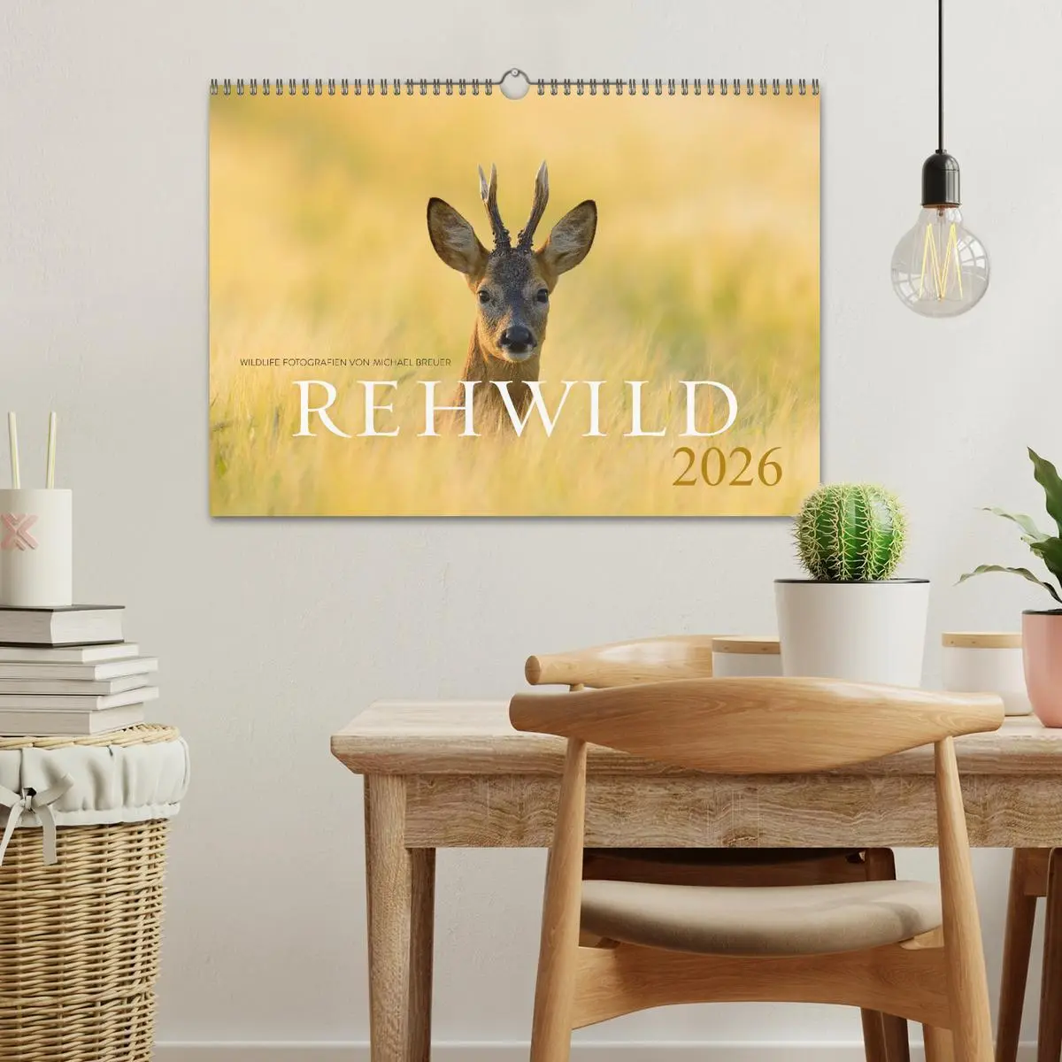 Bild: 9783457676578 | Rehwild 2026 (Wandkalender 2026 DIN A3 quer), CALVENDO Monatskalender