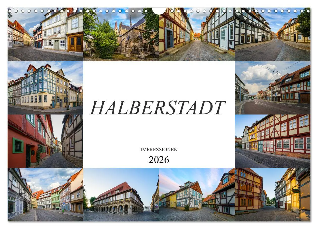 Cover: 9783457816578 | Halberstadt Impressionen (Wandkalender 2026 DIN A3 quer), CALVENDO...