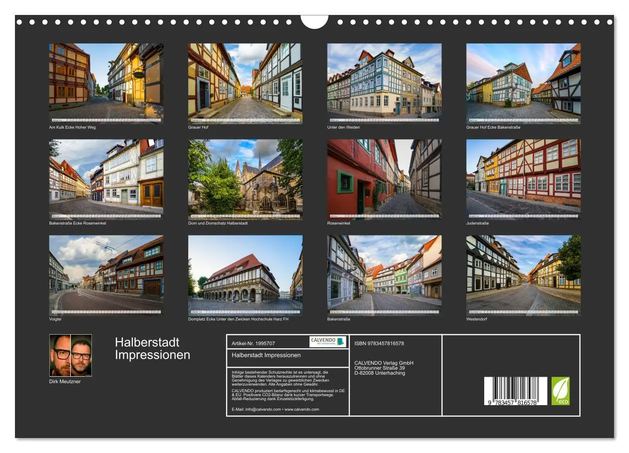 Bild: 9783457816578 | Halberstadt Impressionen (Wandkalender 2026 DIN A3 quer), CALVENDO...