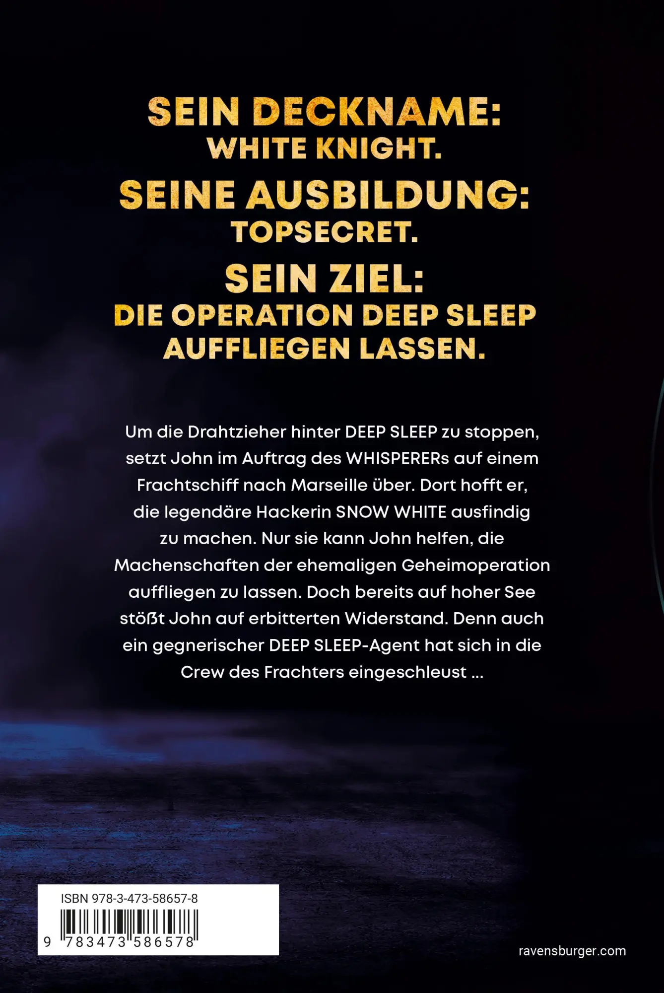 Rückseite: 9783473586578 | Deep Sleep, Band 2 - Auftrag: The Whisperer | Chris Morton | Buch