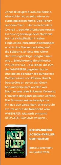 Bild: 9783473586578 | Deep Sleep, Band 2 - Auftrag: The Whisperer | Chris Morton | Buch