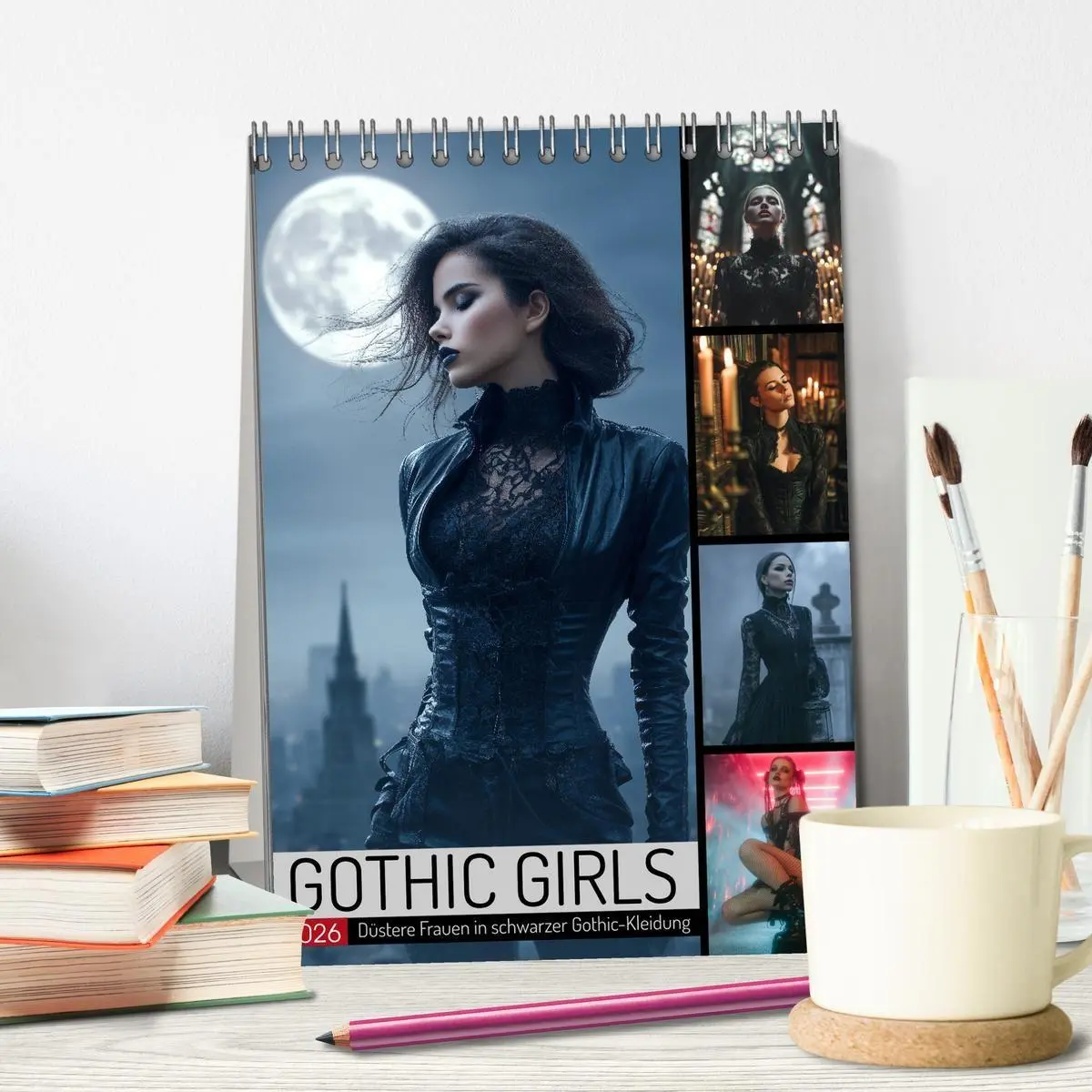 Bild: 9783516696578 | Gothic Girls - düstere Frauen in schwarzer Gothic-Kleidung...