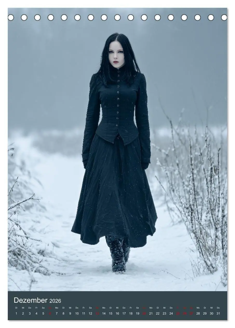 Bild: 9783516696578 | Gothic Girls - düstere Frauen in schwarzer Gothic-Kleidung...
