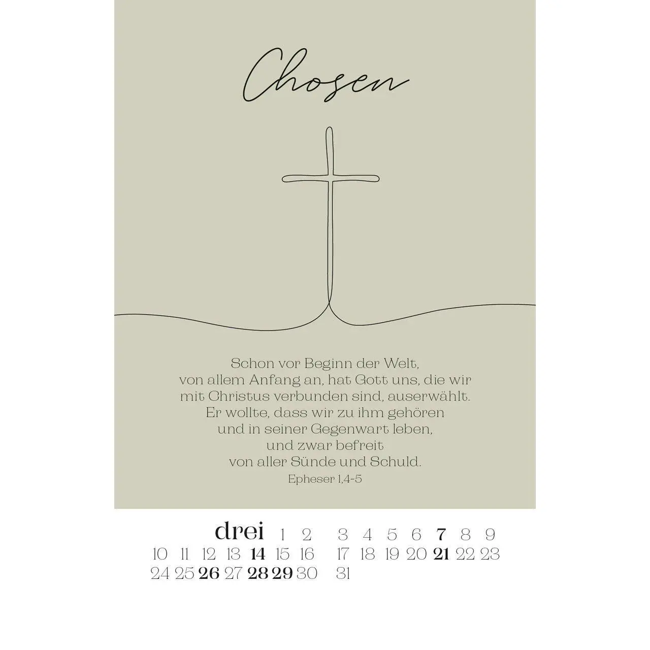 Bild: 9783754816578 | Wonderfully made 2027 | Kalender | 12 S. | Deutsch | 2027