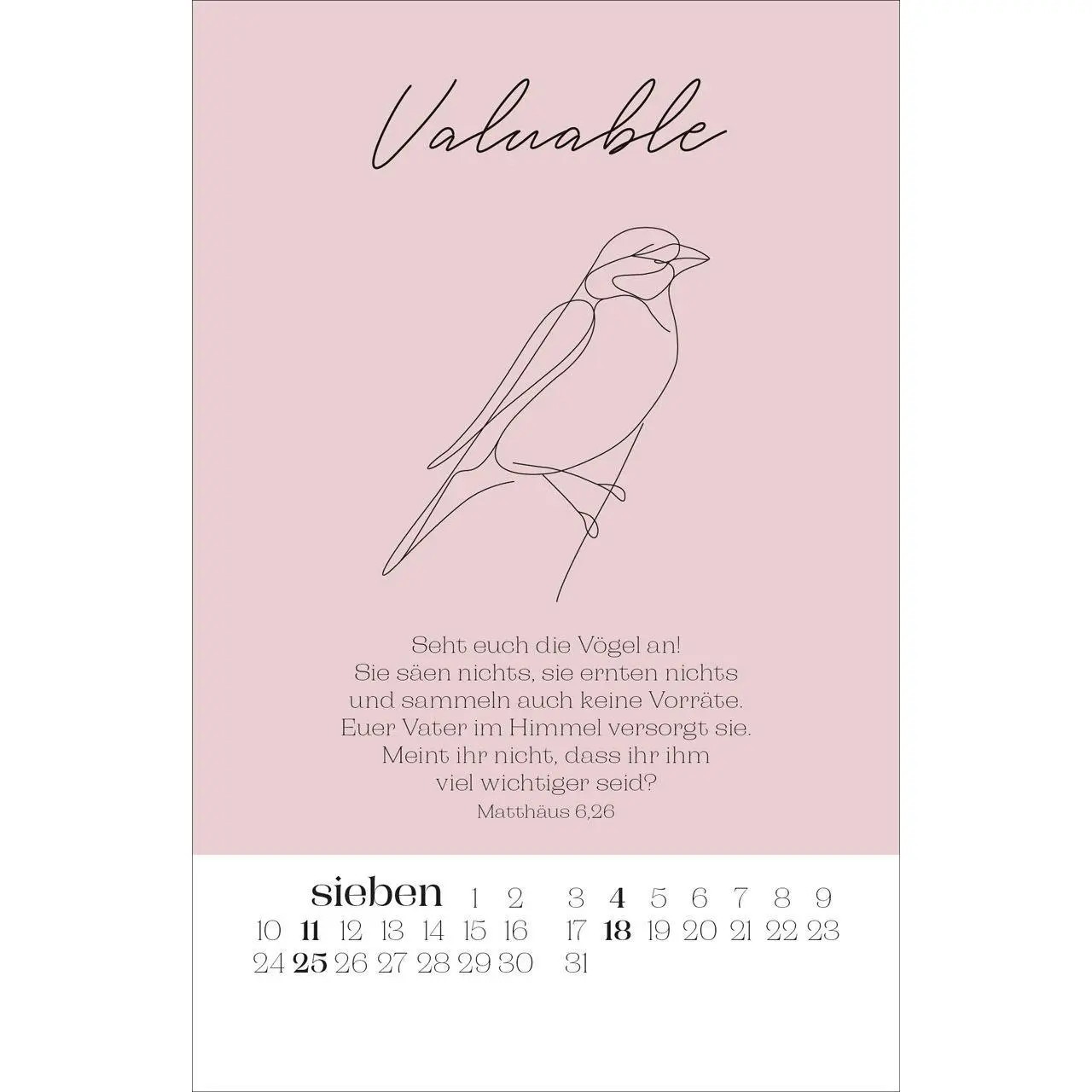 Bild: 9783754816578 | Wonderfully made 2027 | Kalender | 12 S. | Deutsch | 2027