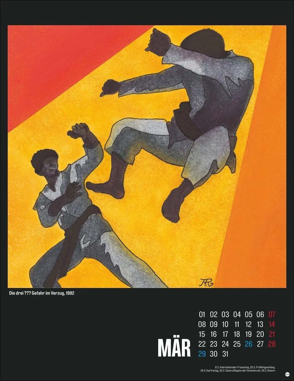 Bild: 9783756416578 | Die drei ??? Posterkalender 2027 | Aiga Rasch | Kalender | 14 S.
