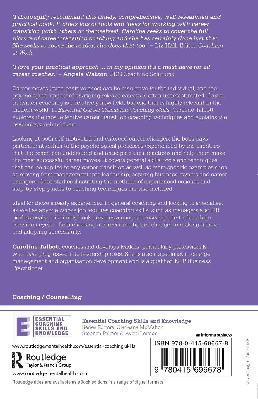Rückseite: 9780415696678 | Essential Career Transition Coaching Skills | Caroline Talbott | Buch