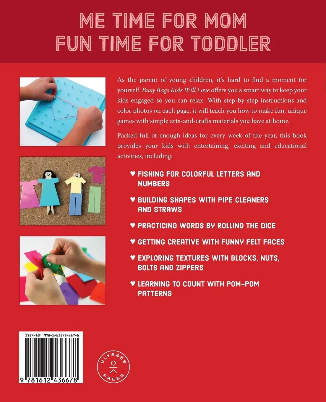 Rückseite: 9781612436678 | Busy Bags Kids Will Love | Sara McClure | Taschenbuch | Englisch