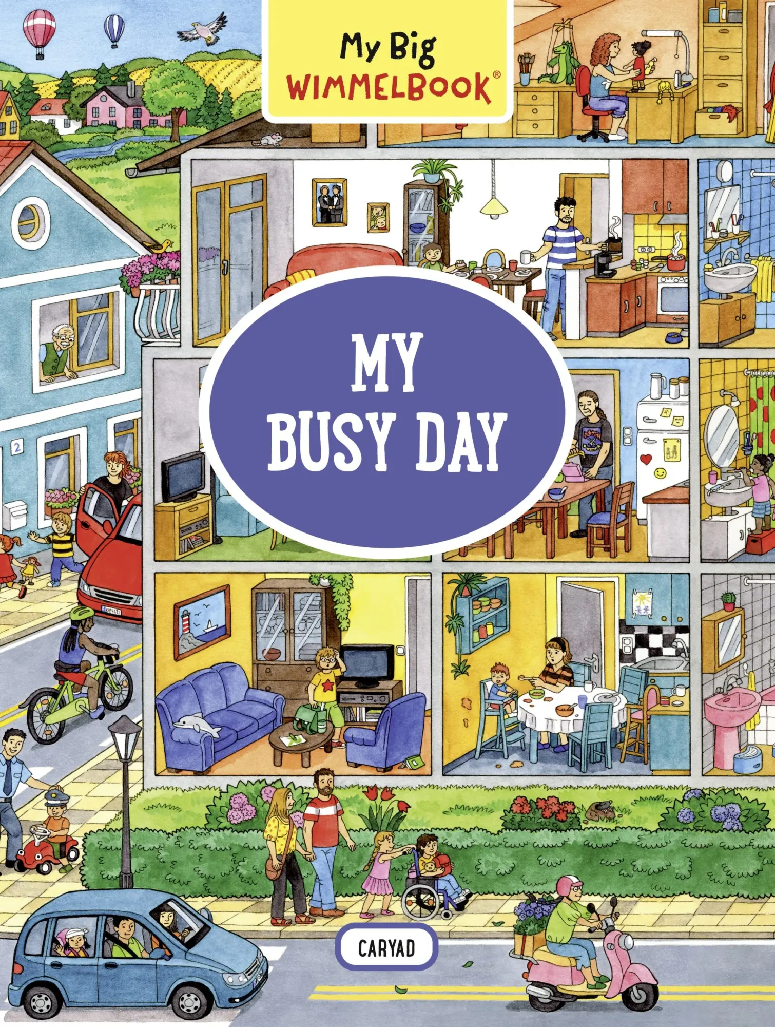 Cover: 9781615196678 | My Big Wimmelbook® - My Busy Day | Caryad | Buch | Englisch | 2020