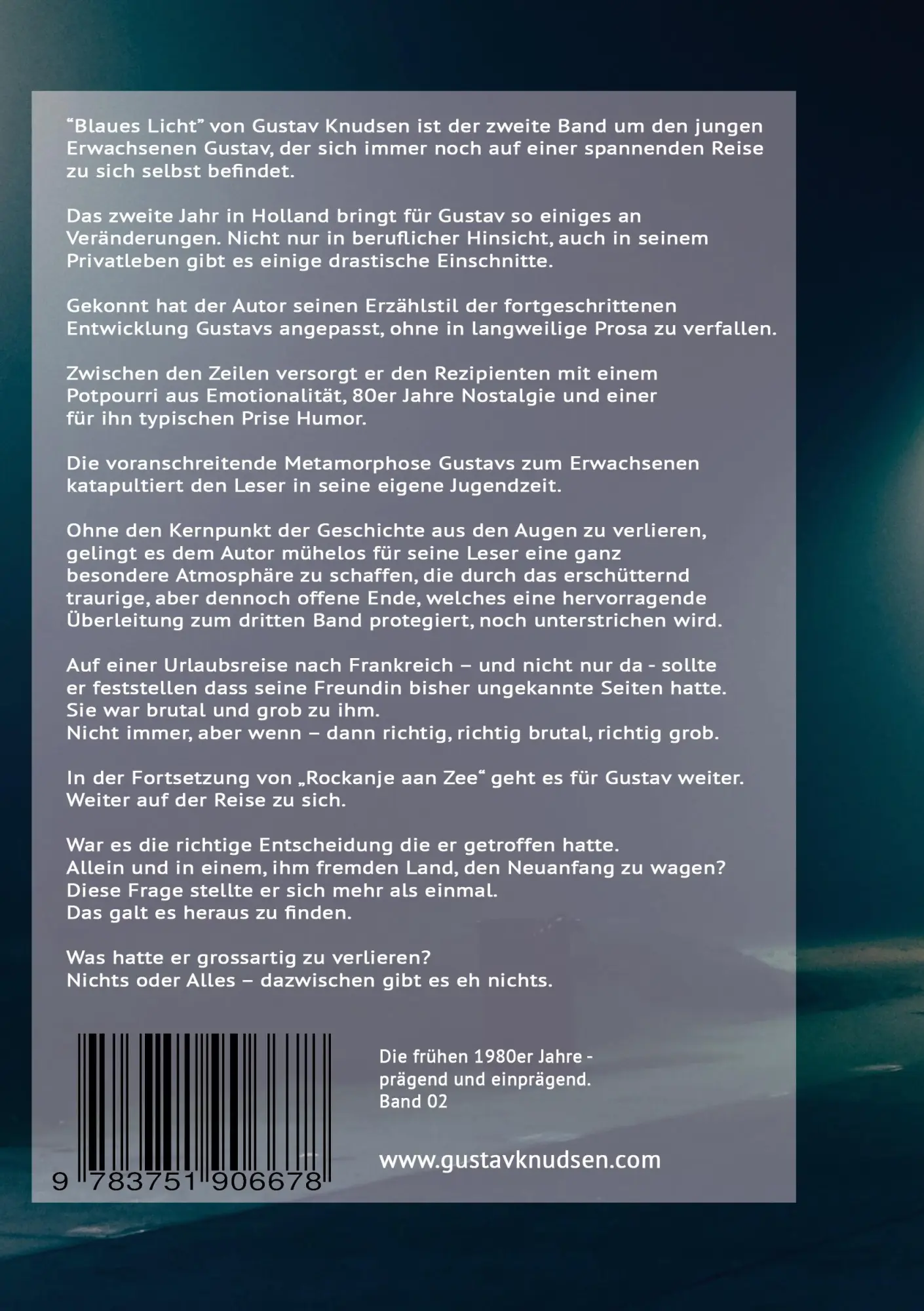 Rückseite: 9783751906678 | Blaues Licht | Gustav Knudsen | Taschenbuch | 442 S. | Deutsch | 2025