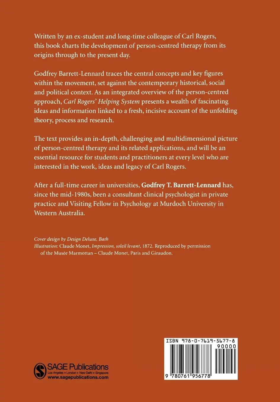 Rückseite: 9780761956778 | Carl Rogers' Helping System | Journey &amp; Substance | Barrett-Lennard