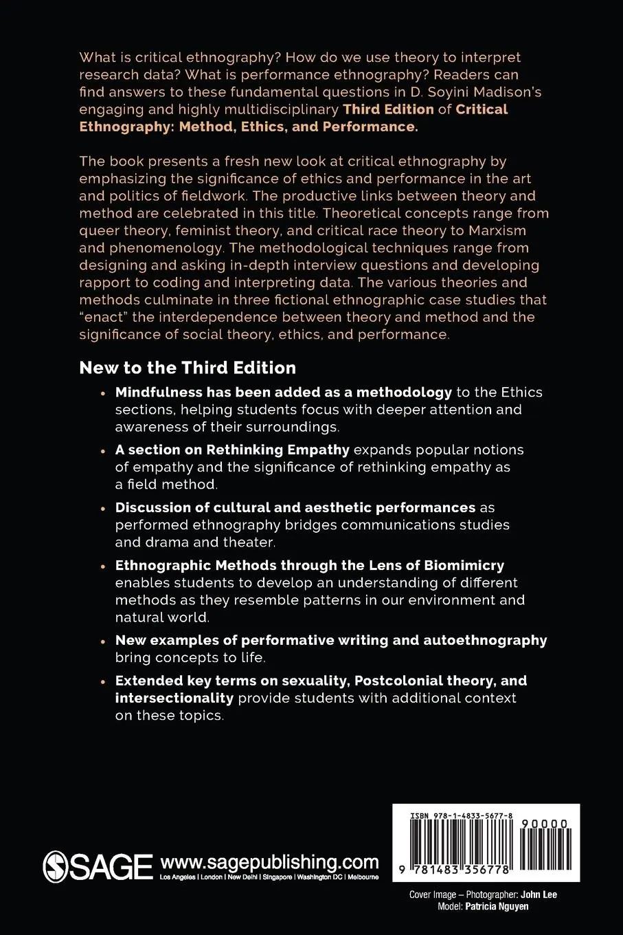 Rückseite: 9781483356778 | Critical Ethnography | Method, Ethics, and Performance | Madison