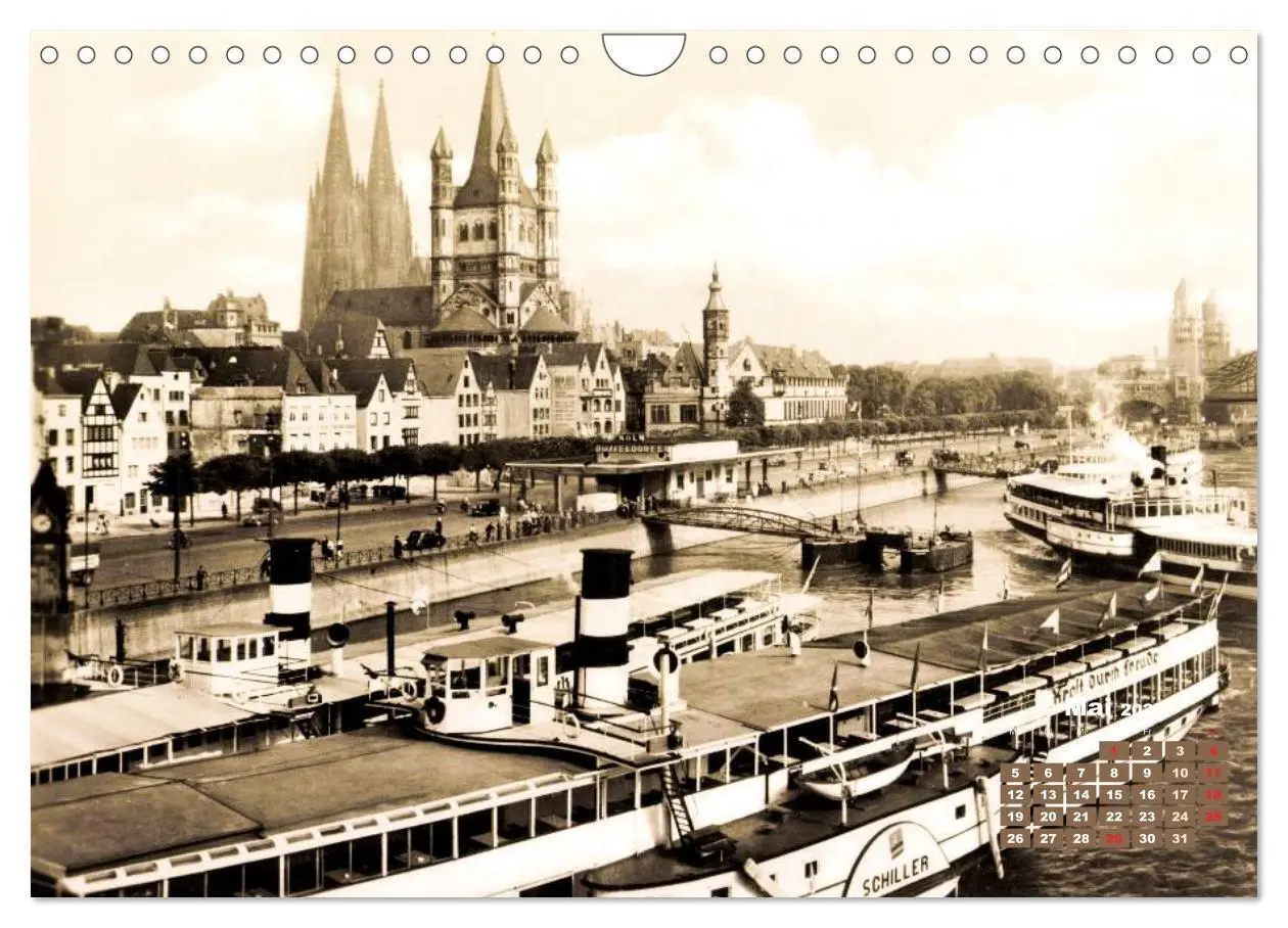 Bild: 9783435706778 | Historisches Köln - Die Stadt auf historischen Karten (Wandkalender...