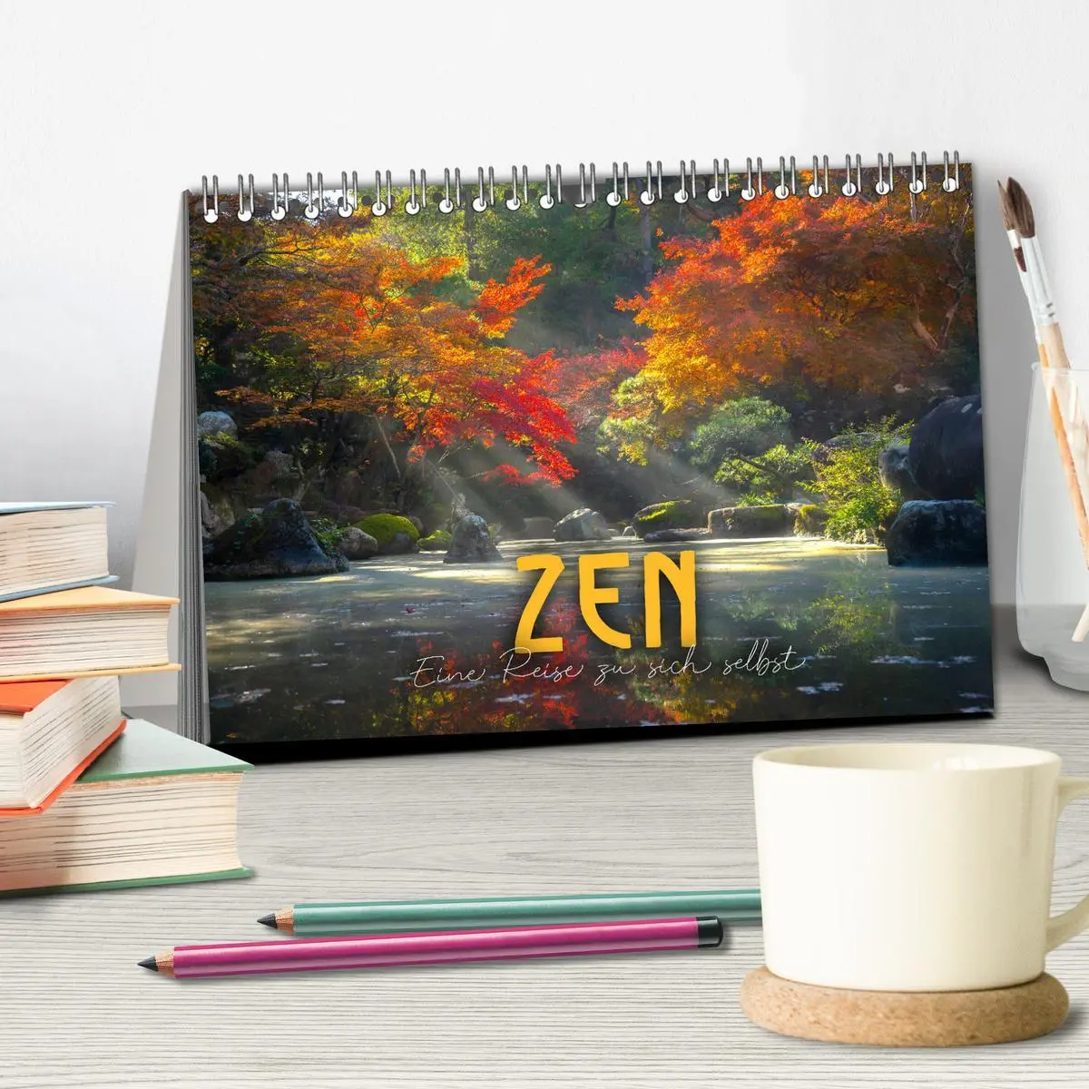 Bild: 9783457416778 | ZEN - Eine Reise zu sich selbst (Tischkalender 2026 DIN A5 quer),...