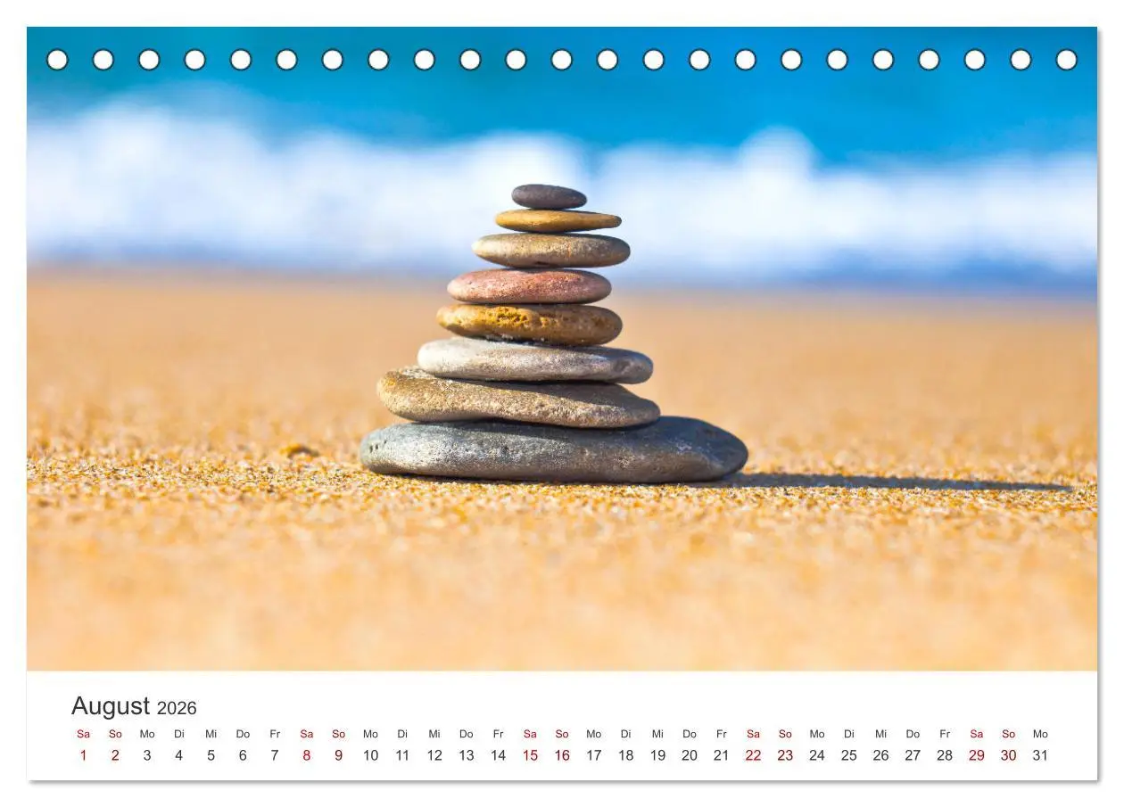 Bild: 9783457416778 | ZEN - Eine Reise zu sich selbst (Tischkalender 2026 DIN A5 quer),...