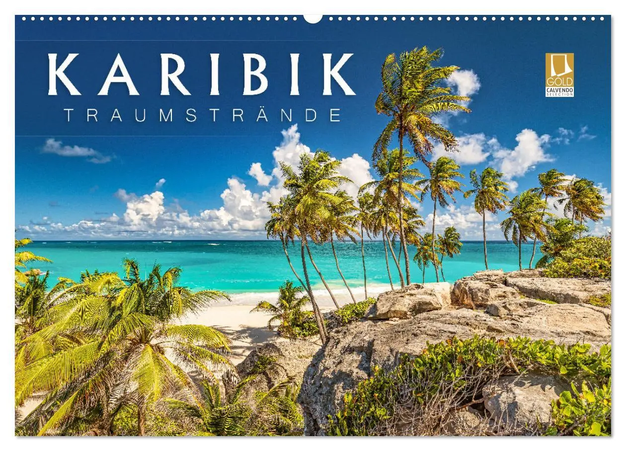 Cover: 9783457656778 | Karibik - Traumstrände (Wandkalender 2026 DIN A2 quer), CALVENDO...