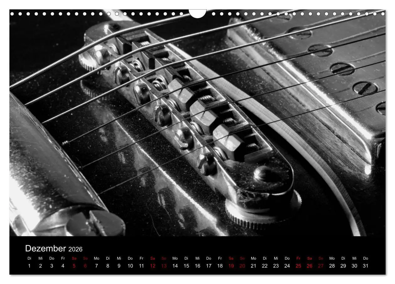 Bild: 9783457896778 | Regelwerke - Details alter E-Gitarren (Wandkalender 2026 DIN A3...