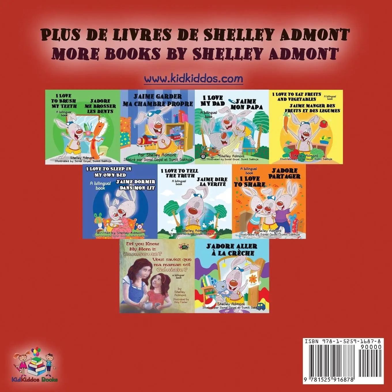 Rückseite: 9781525916878 | J'aime Ma Maman I Love My Mom | French English Bilingual Book | Buch