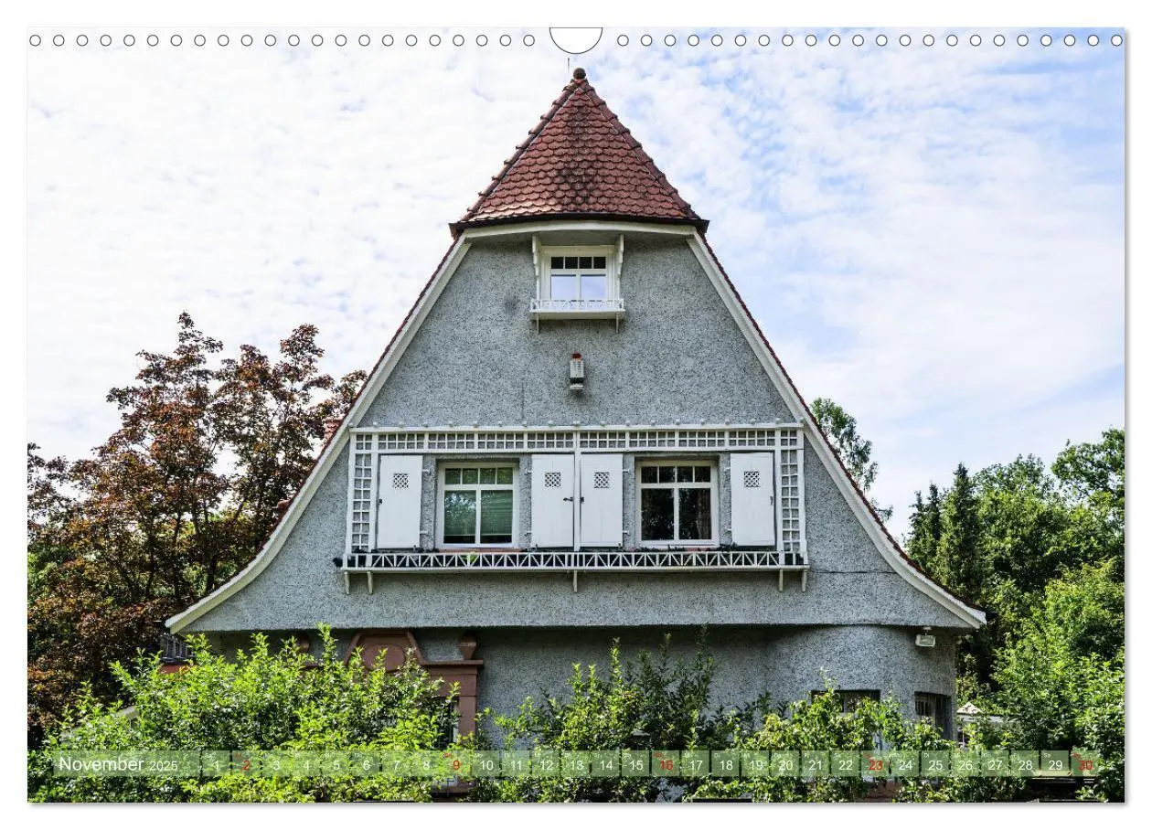 Bild: 9783457196878 | Die Villenkolonie in Buchschlag (Wandkalender 2025 DIN A3 quer),...