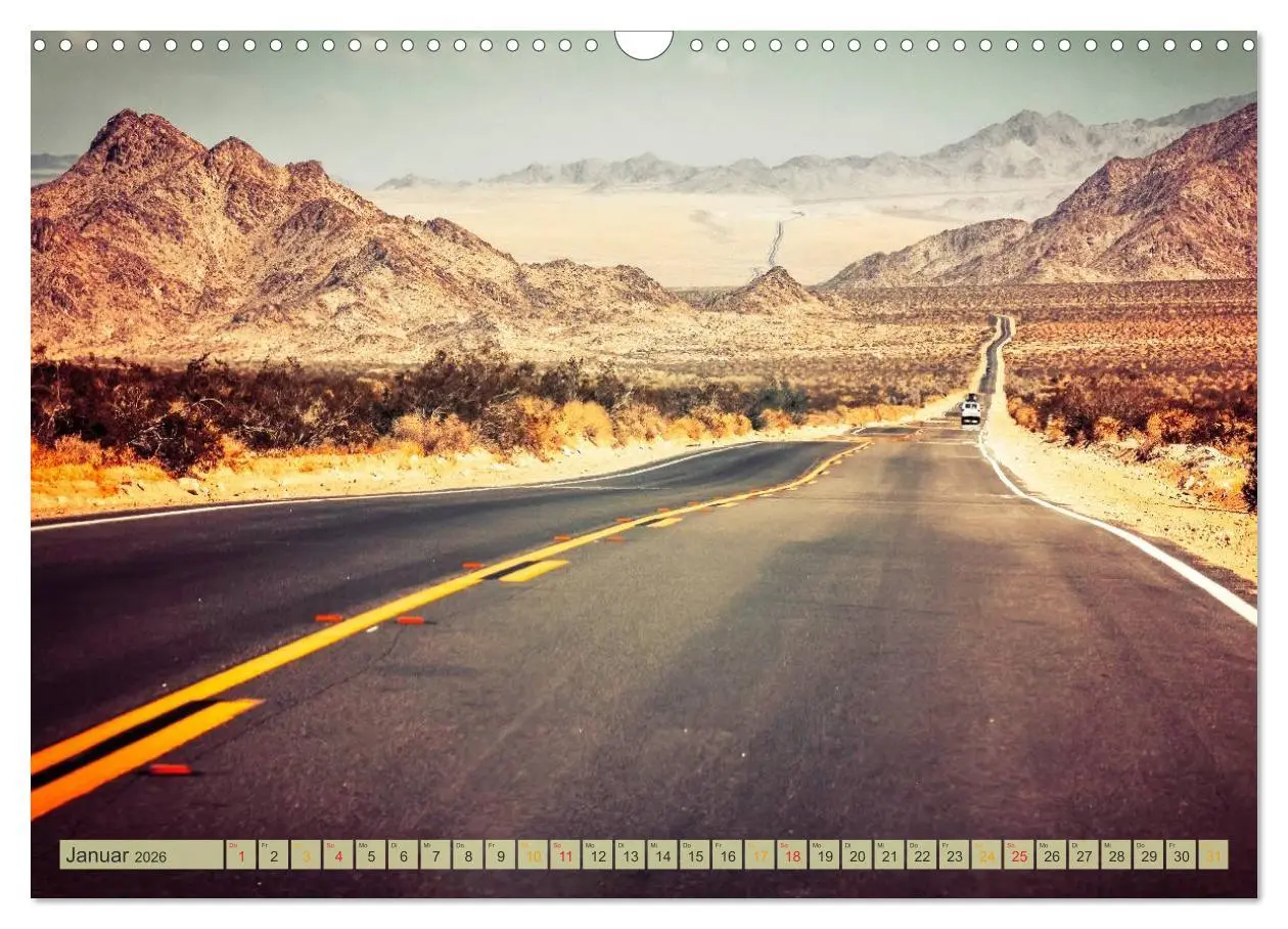 Bild: 9783457956878 | Nostalgie auf 2451 Meilen - Route 66 (Wandkalender 2026 DIN A3...