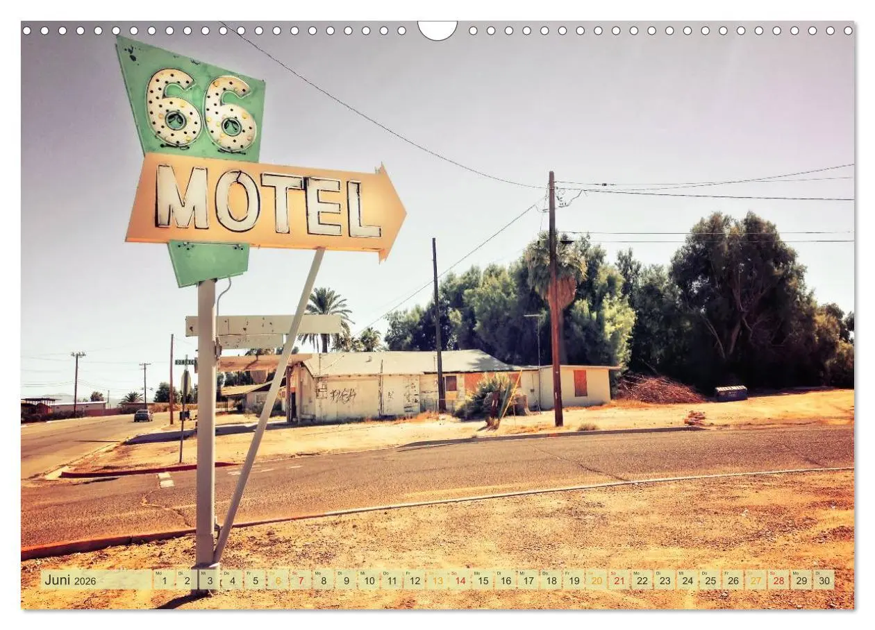 Bild: 9783457956878 | Nostalgie auf 2451 Meilen - Route 66 (Wandkalender 2026 DIN A3...