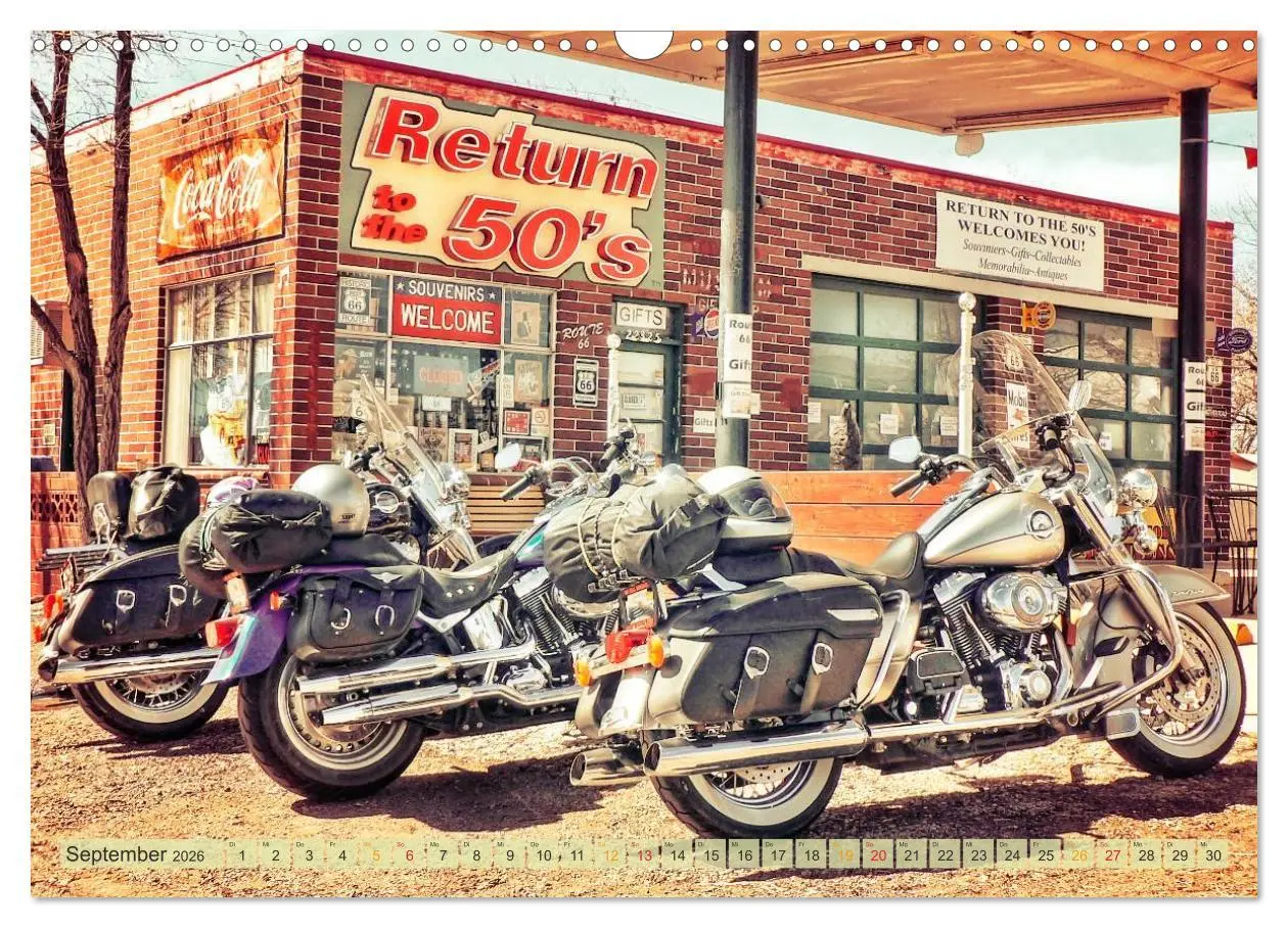 Bild: 9783457956878 | Nostalgie auf 2451 Meilen - Route 66 (Wandkalender 2026 DIN A3...