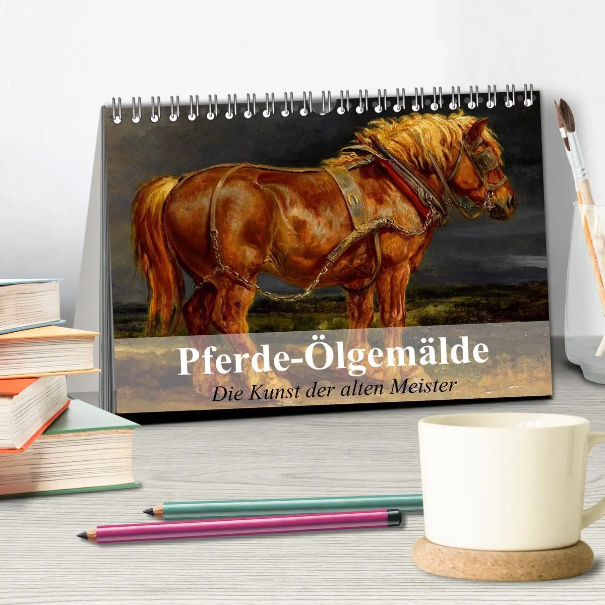 Bild: 9783516116878 | Pferde-Ölgemälde - Die Kunst der alten Meister (Tischkalender 2026...