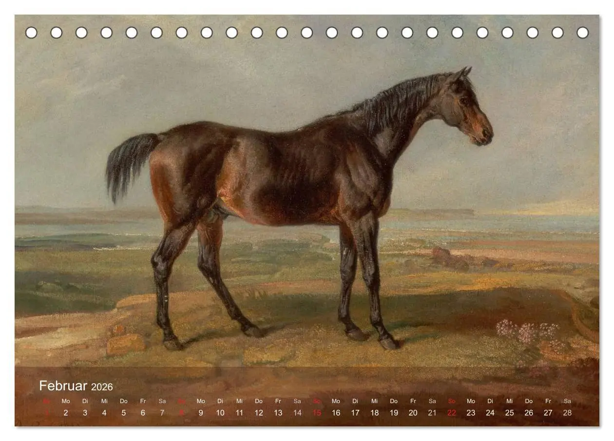 Bild: 9783516116878 | Pferde-Ölgemälde - Die Kunst der alten Meister (Tischkalender 2026...