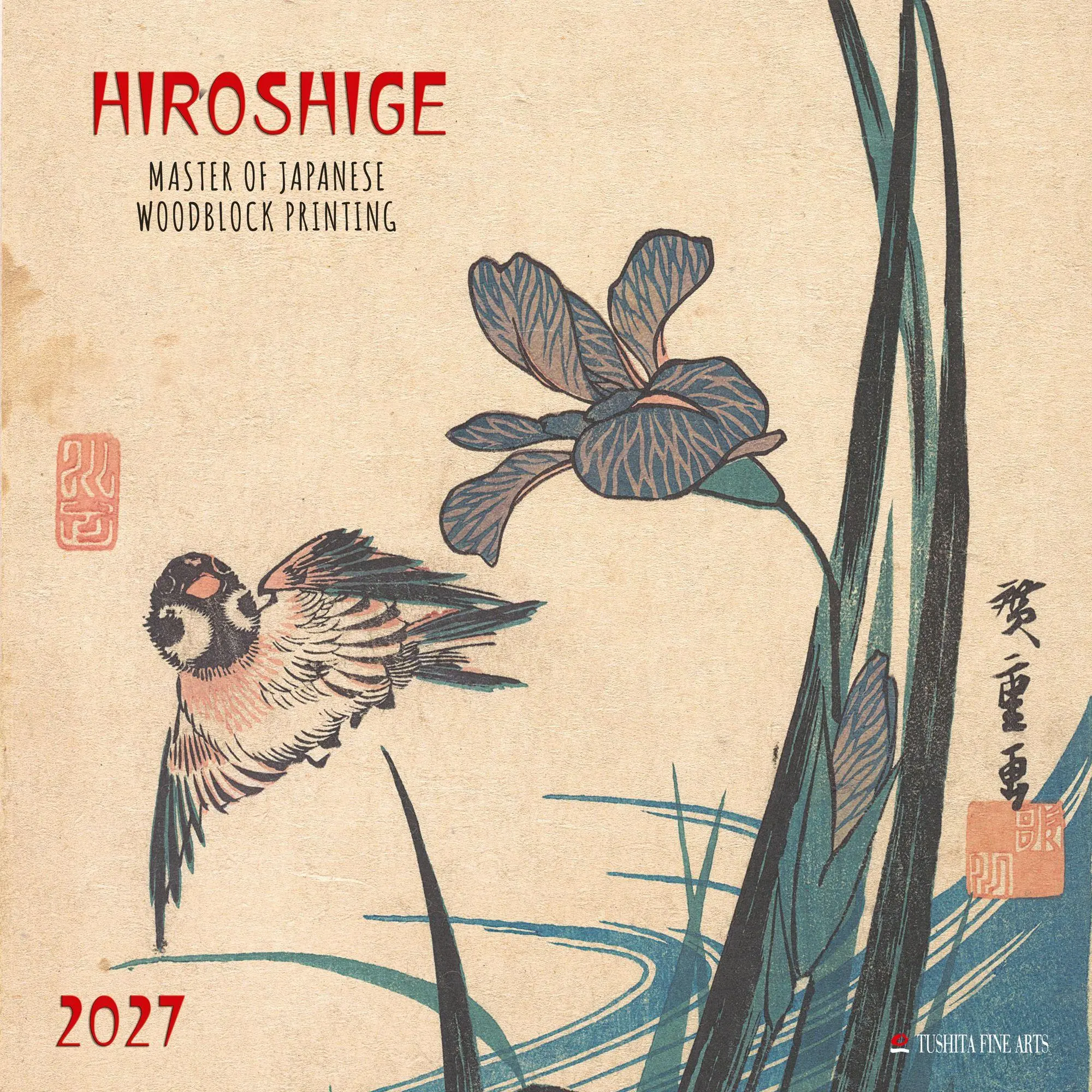 Cover: 9783959296878 | Hiroshige - Japanese Woodblock Printing 2027 | Kalender 2027 | 28 S.